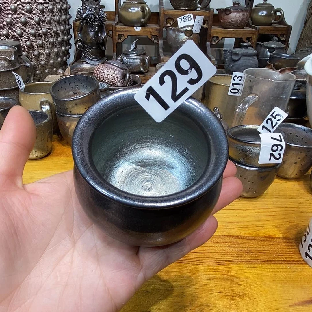 高温柴烧陶泥主人杯