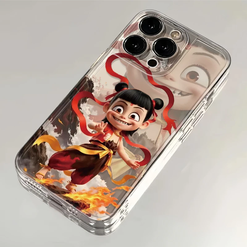 爆款哪吒混天绫适用iPhone16苹果15防摔13手机壳华为vivo小米oppo