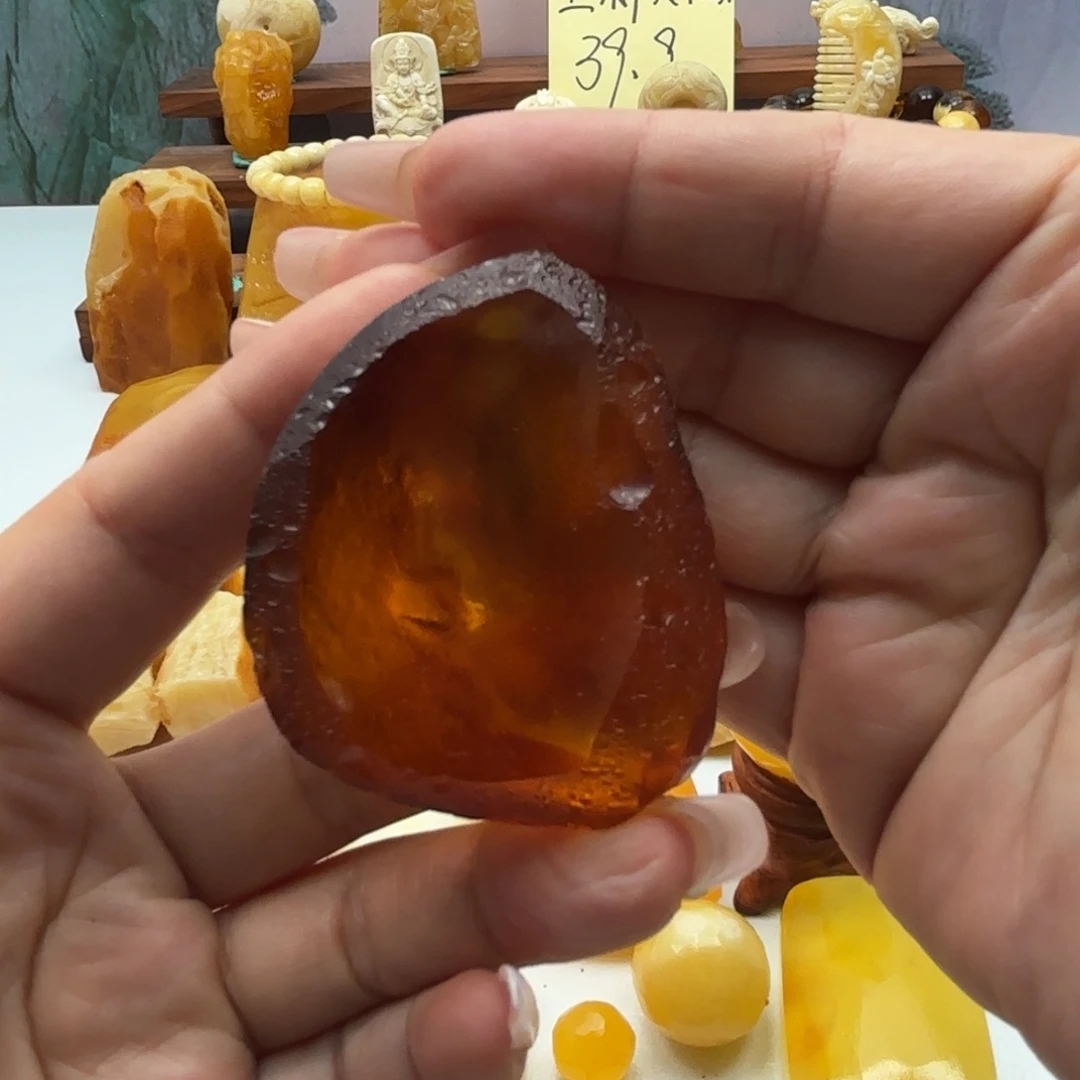 慧***未镶嵌定制琥珀琥珀