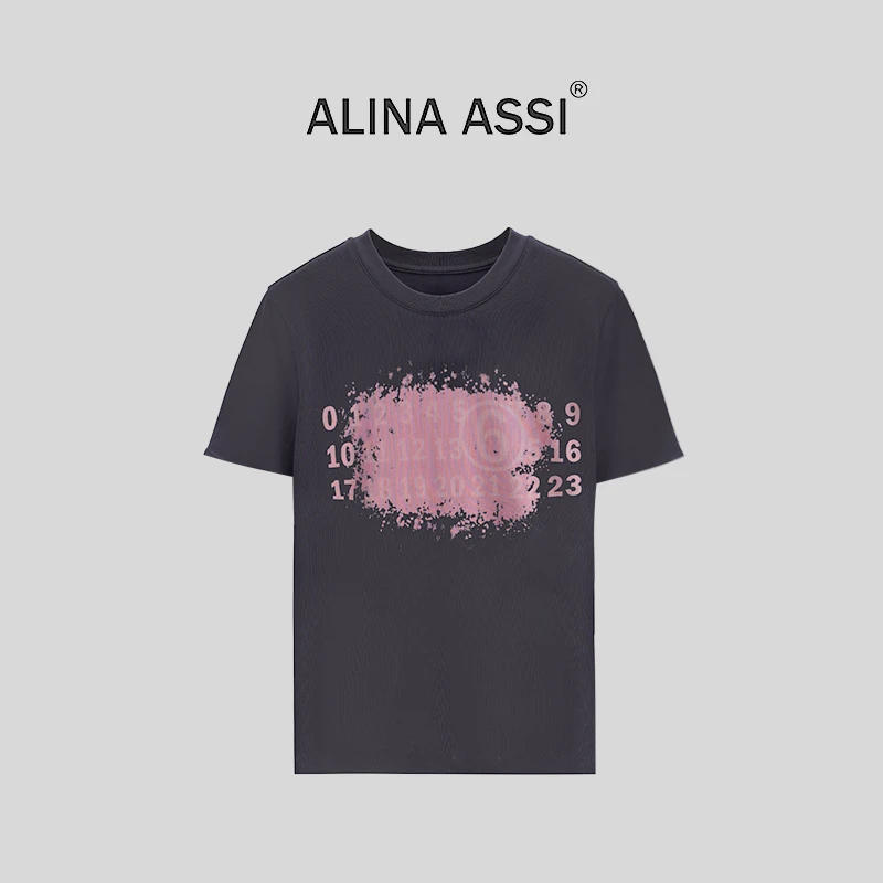 【糯米姐】2024新款百搭时尚T恤简约显瘦短袖上衣YML345