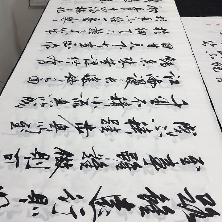 书法老师精品行书平尺