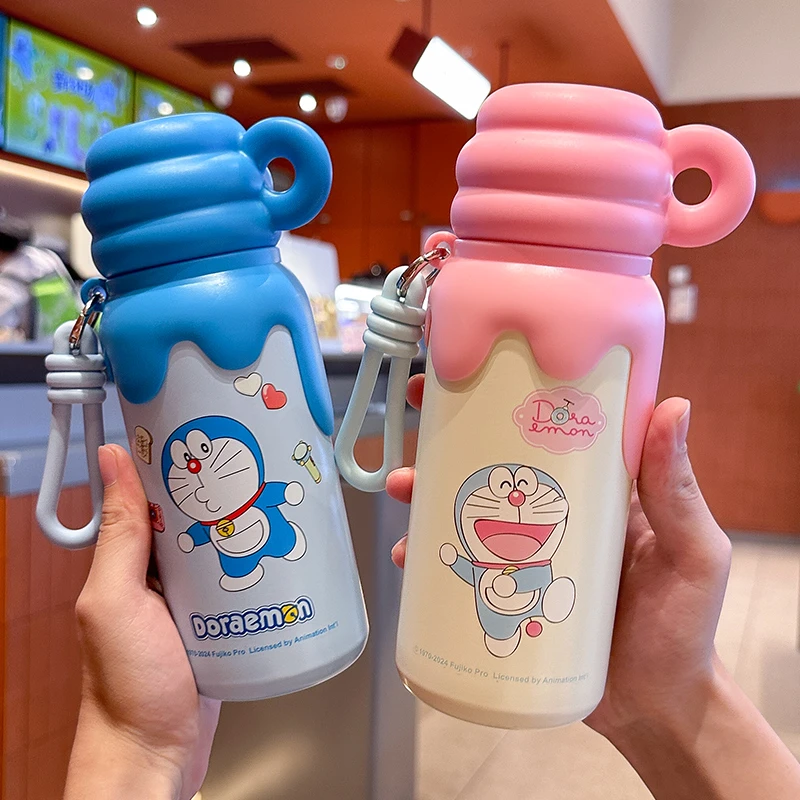 【小慧补贴专属】叮当猫流心保温杯直饮316不锈钢便携可爱水杯067
