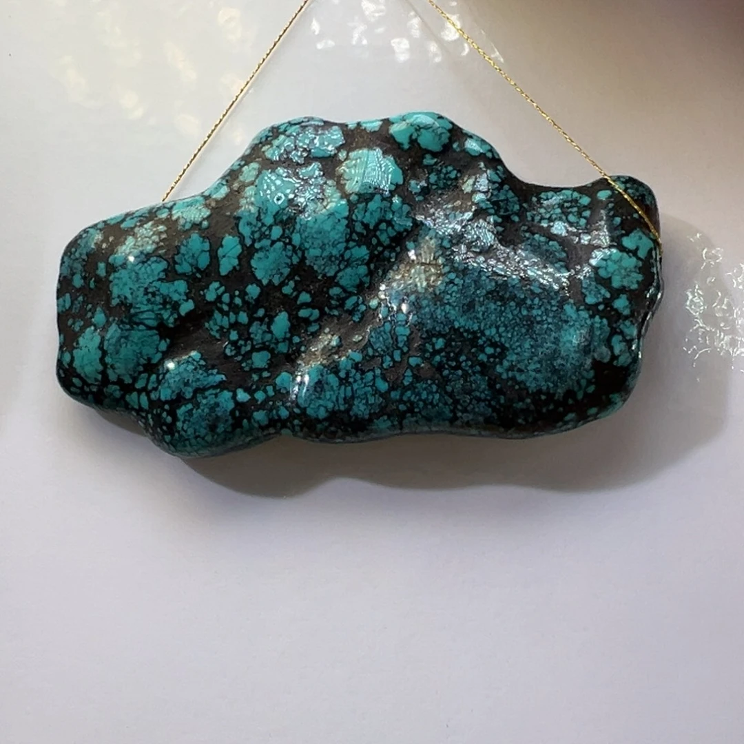 绿松石未镶嵌挂件