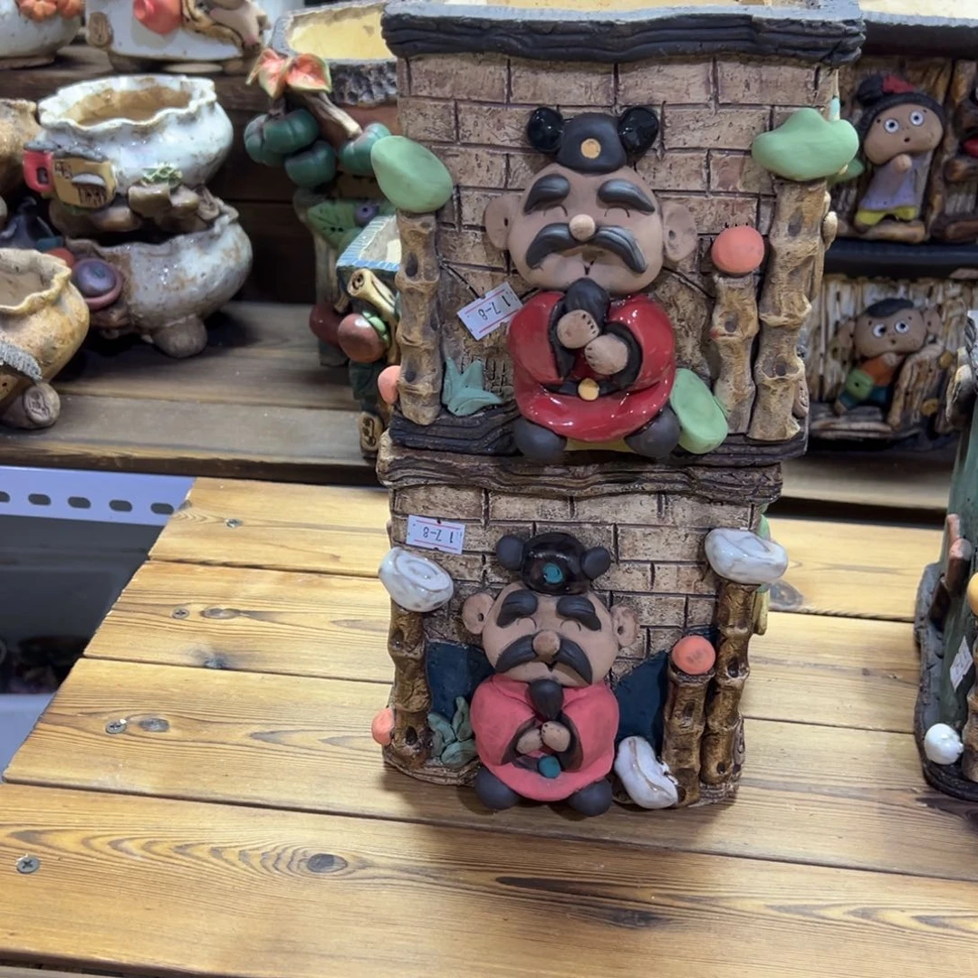 红陶幸****?嘻哈多肉花盆