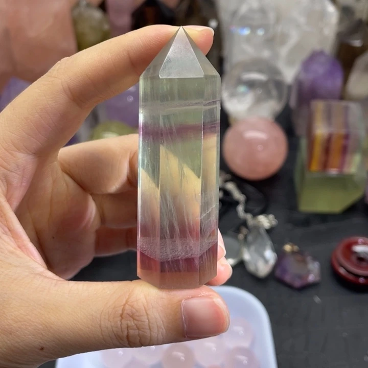 发饰未镶嵌水晶莹石柱11