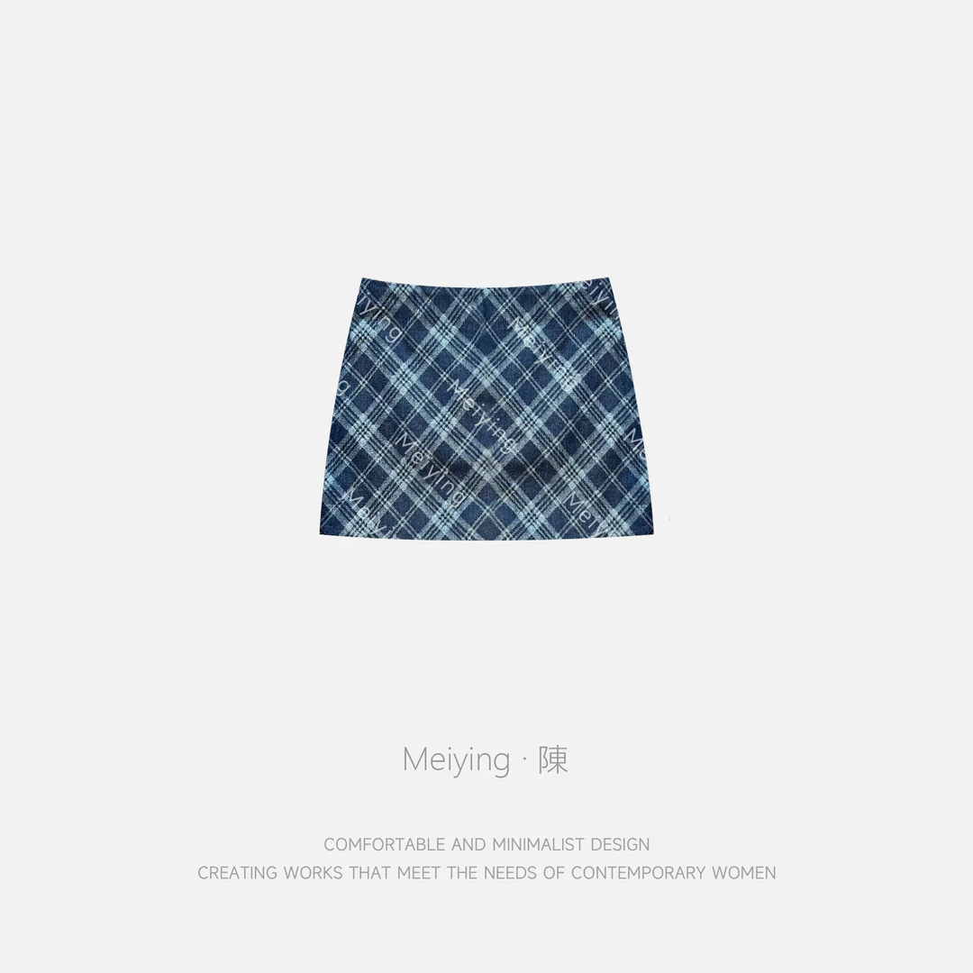Meiying-"海岛小调”缪系菱格条纹舒适休闲短裤YA5QS037
