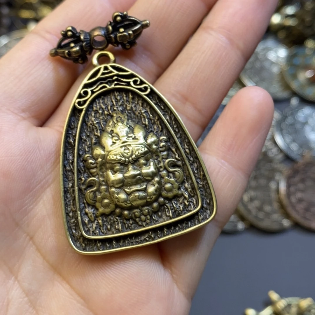 藏式黄财神牌子搭配