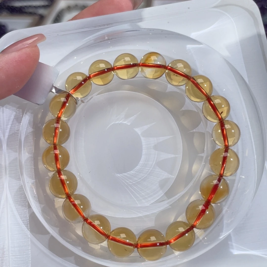 未镶嵌手链水晶n****h巴西暴力黄9m+