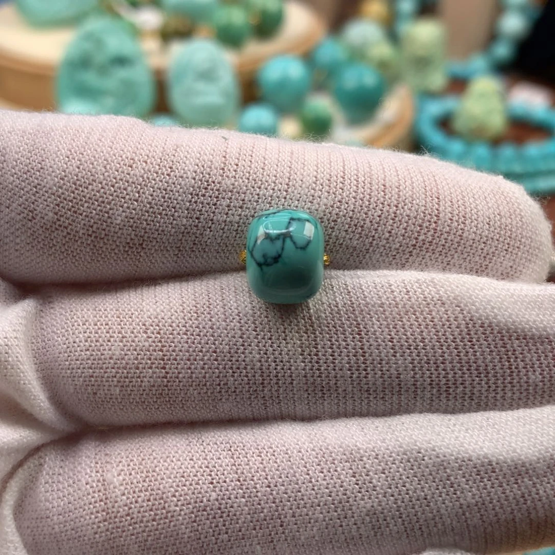 绿松石未镶嵌珠宝奇石10mm