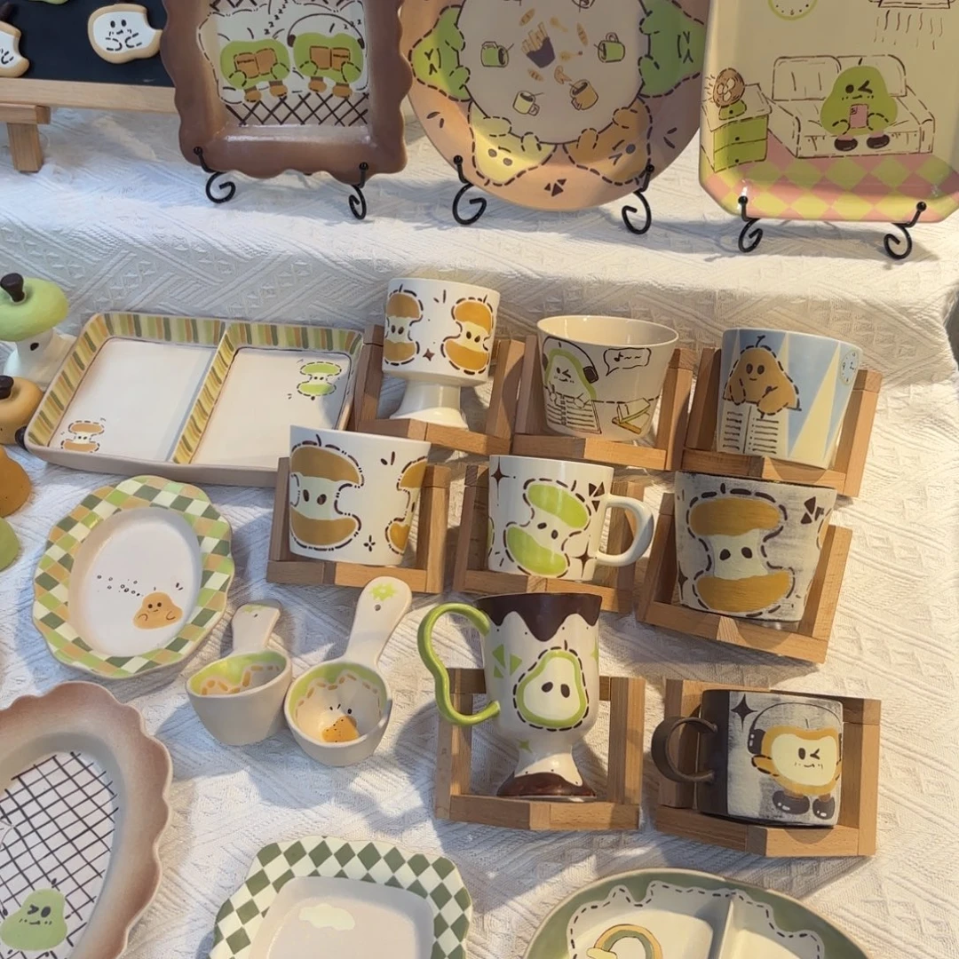 摆件景德镇陶瓷哈哈哈哈