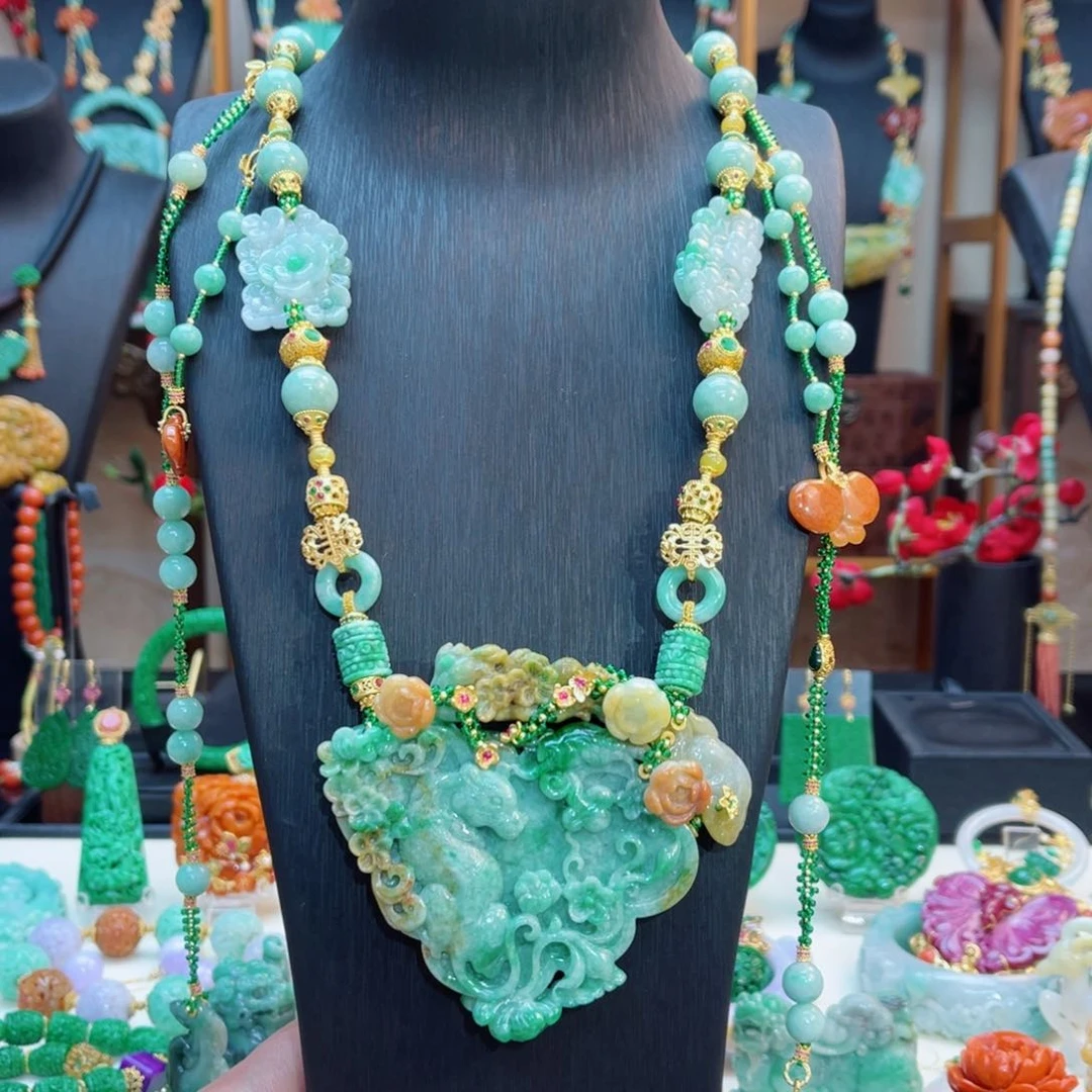 翡翠颈饰合金48小时鉴赏期