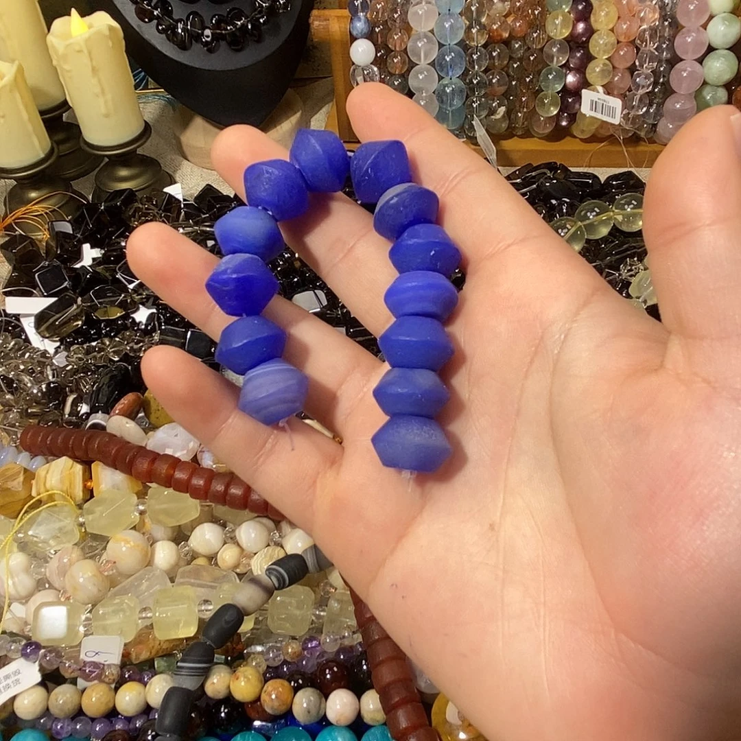 玛瑙/玉髓散珠老玛瑙飞碟