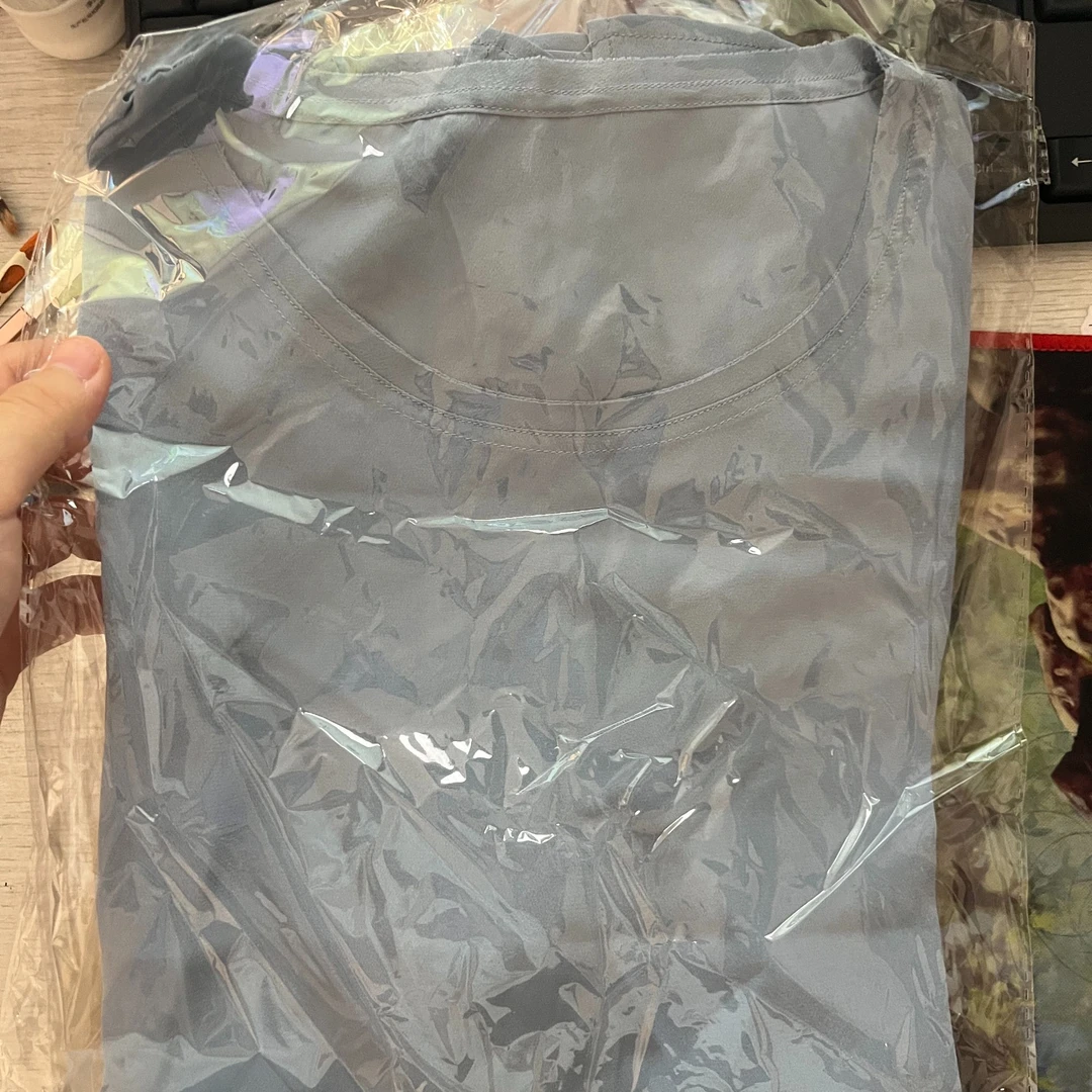 桑蚕丝圆领短袖