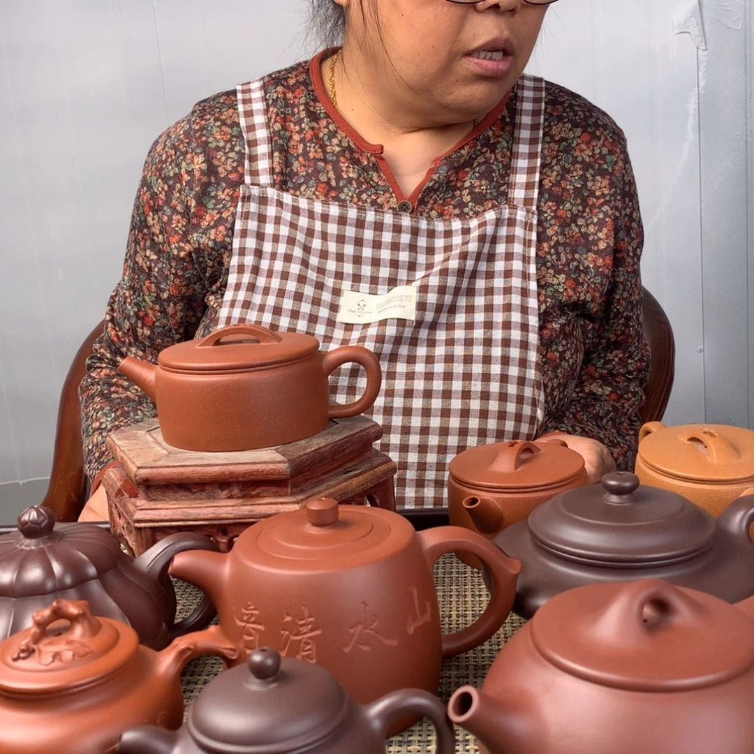 平***间茶壶紫砂宜兴紫砂茶壶原矿紫砂壶老丁山紫砂