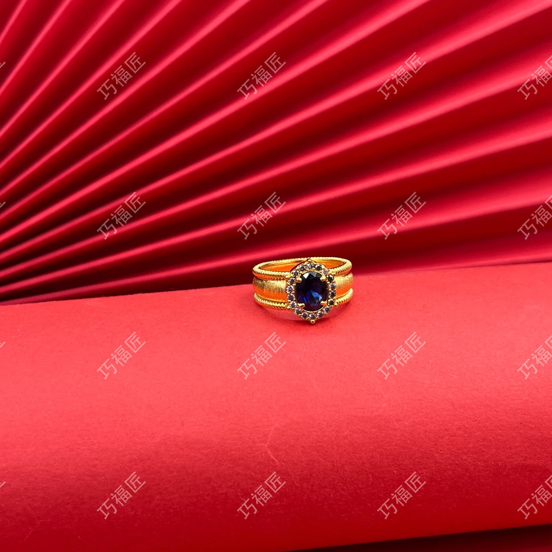 足银戒指 鸽子蛋戒指 气质百搭款时尚复古简约精美精致