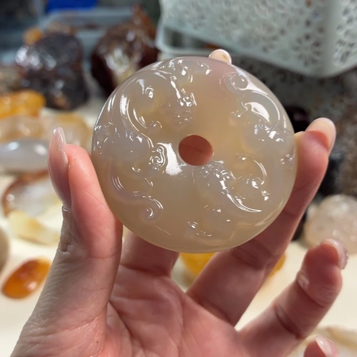 玛瑙/玉髓吊坠(不含链)未镶嵌