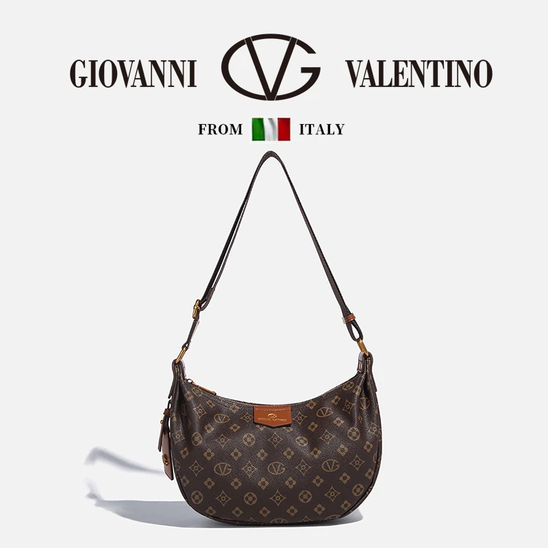 【左九设计师】GIOVANNI VALENTINO/卓凡尼·华伦天奴经典饺子包