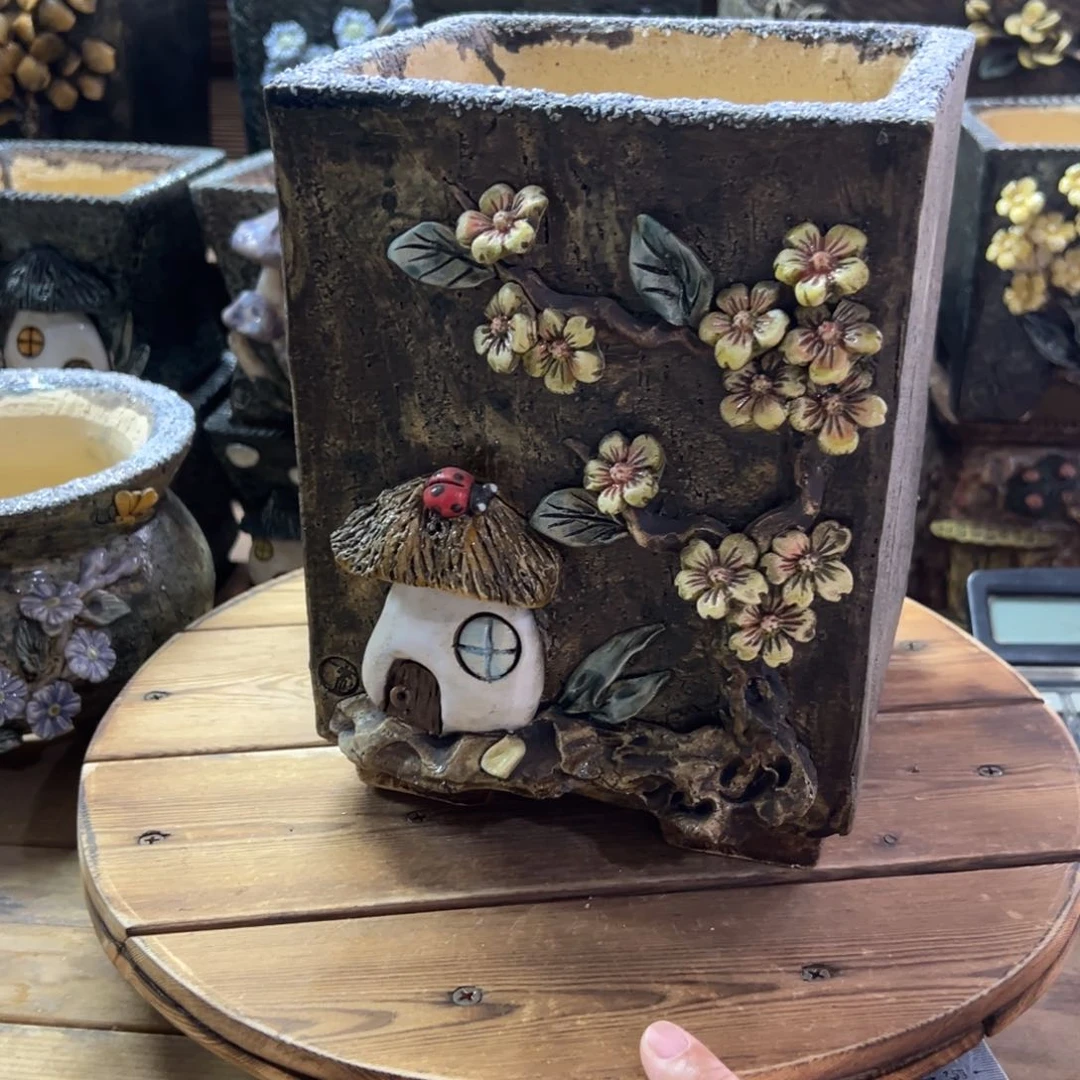 青藤多肉花盆百搭