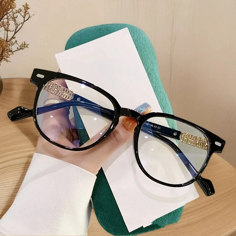 超轻韩系茶色眼镜近视女大脸素颜大框显瘦眼睛框镜架