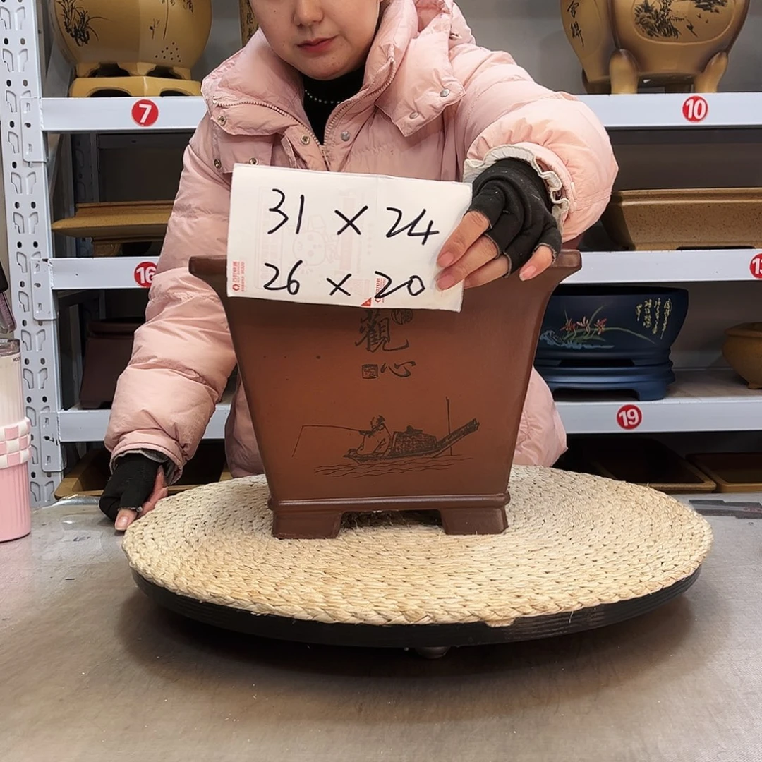 紫砂花盆紫砂花盆