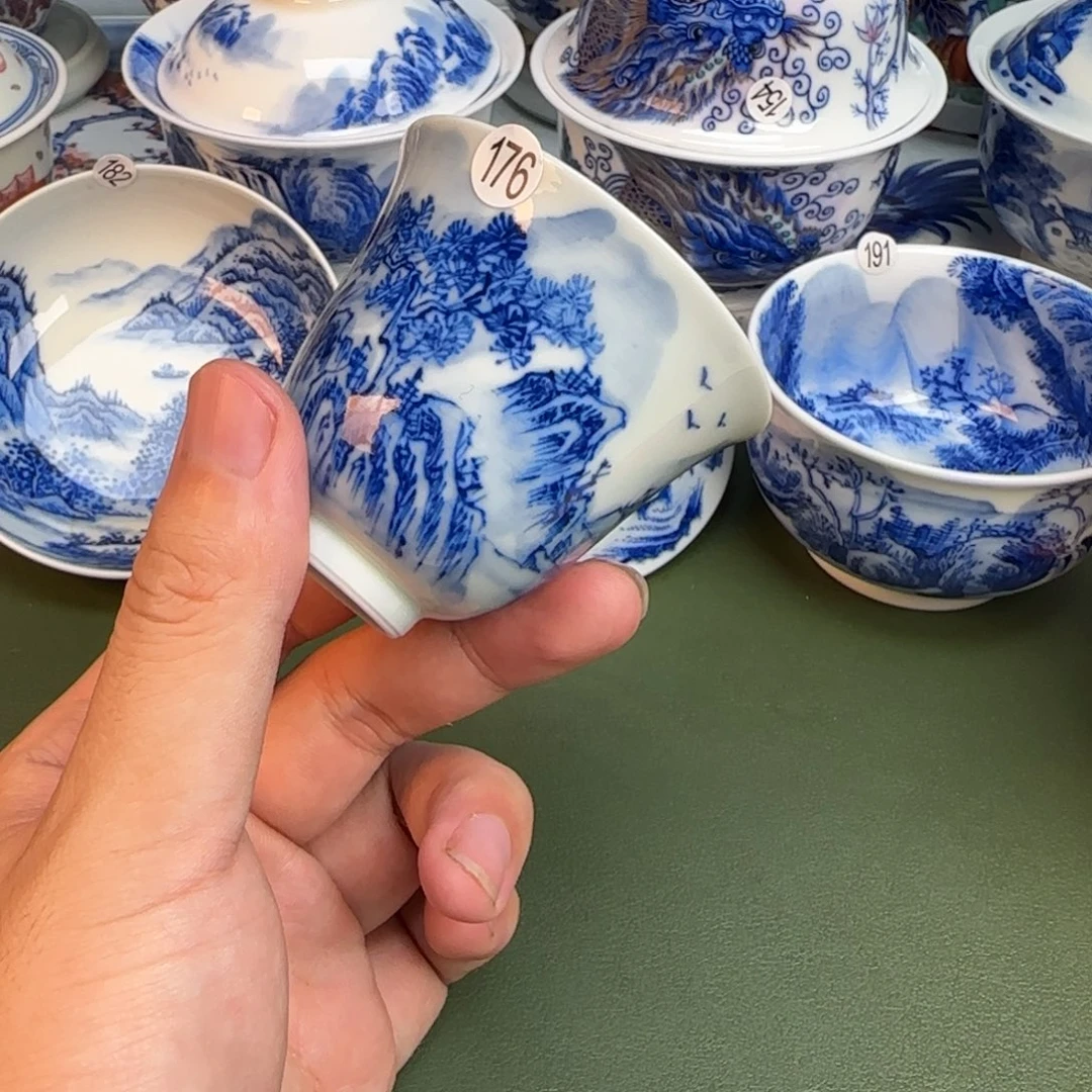 彦祖纯手工手绘茶具176