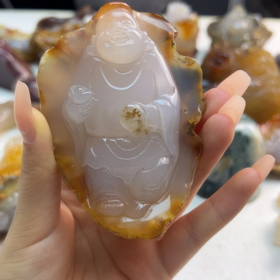 玛瑙/玉髓合金颈饰