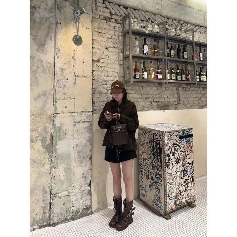 BETTER JOELAY -【匿名温柔】高端百搭短外套韩版时尚休闲Z4919