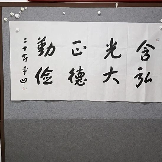清***安书法四尺横幅多字书法作品著名