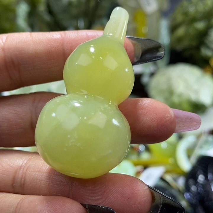 岫玉岫玉手把足铂镶嵌