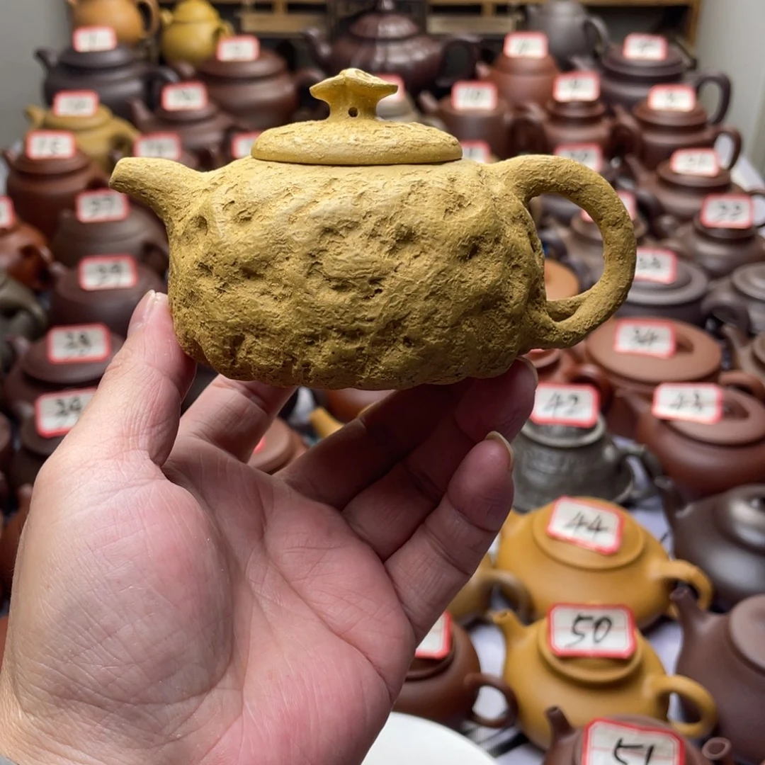 紫砂茶壶宜兴紫砂半手工