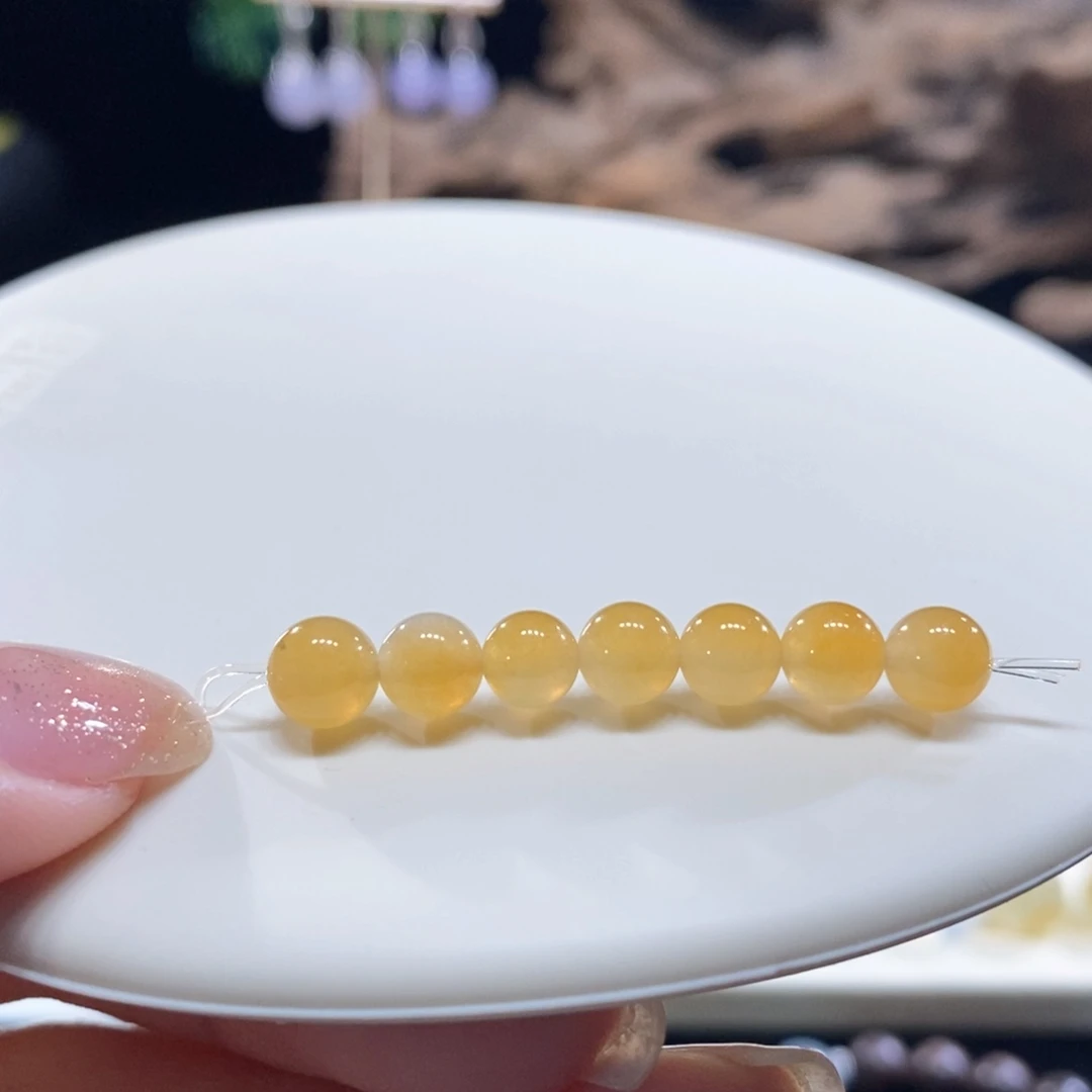 翡翠未镶嵌颈饰翡翠冰蓝小珠多样性发一