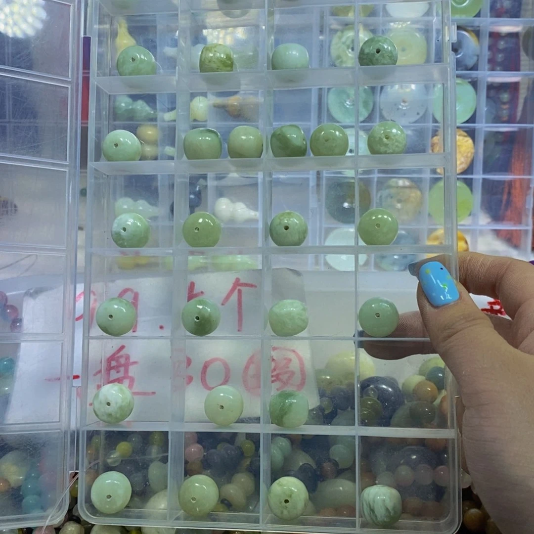 蛇纹石玉未镶嵌毛衣链303