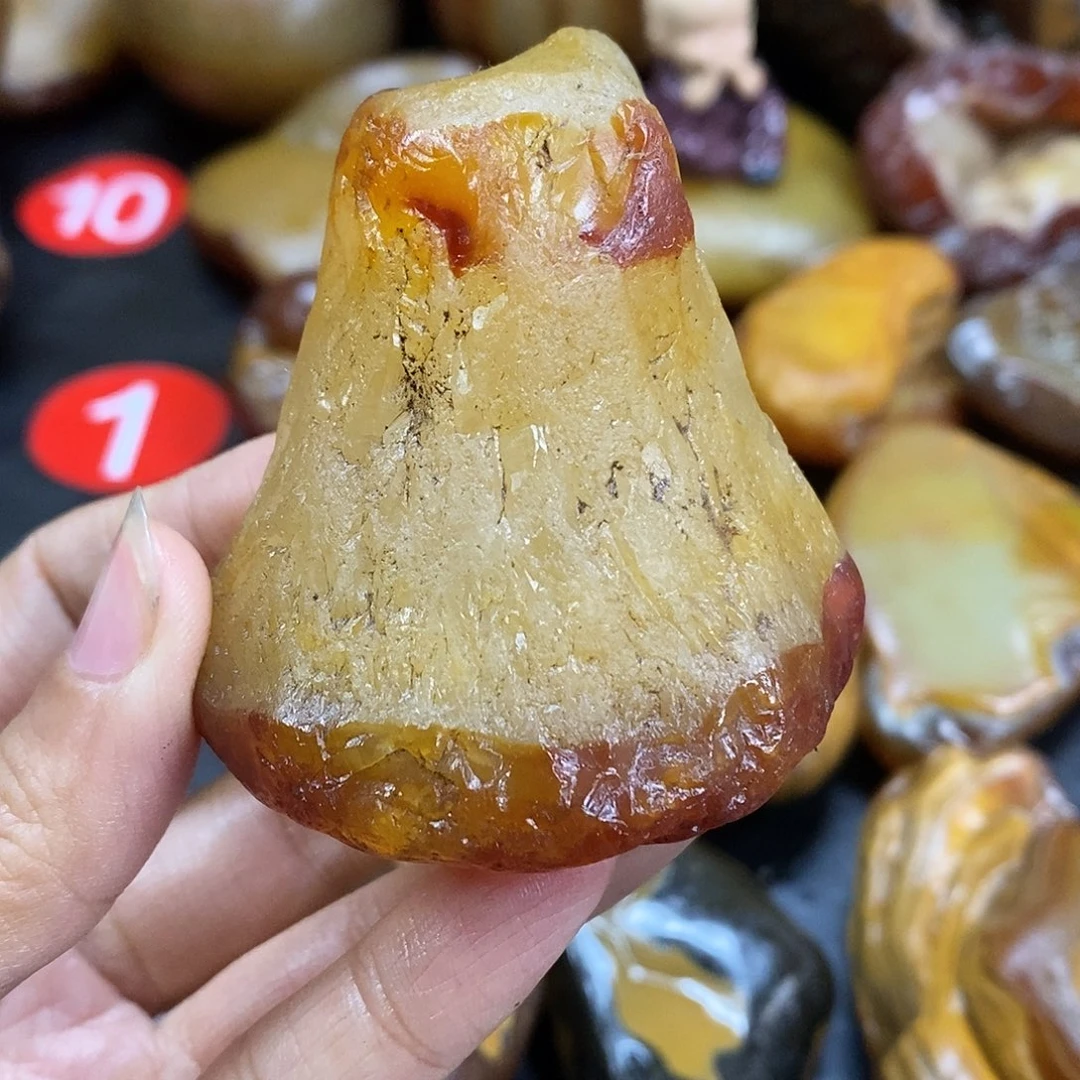 玛瑙/玉髓未镶嵌手把件