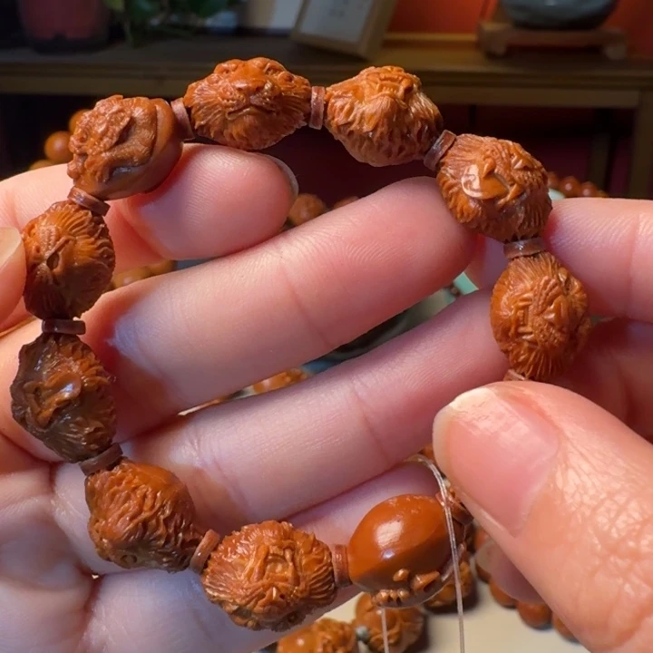 手串/手链橄榄核手工名家老虎