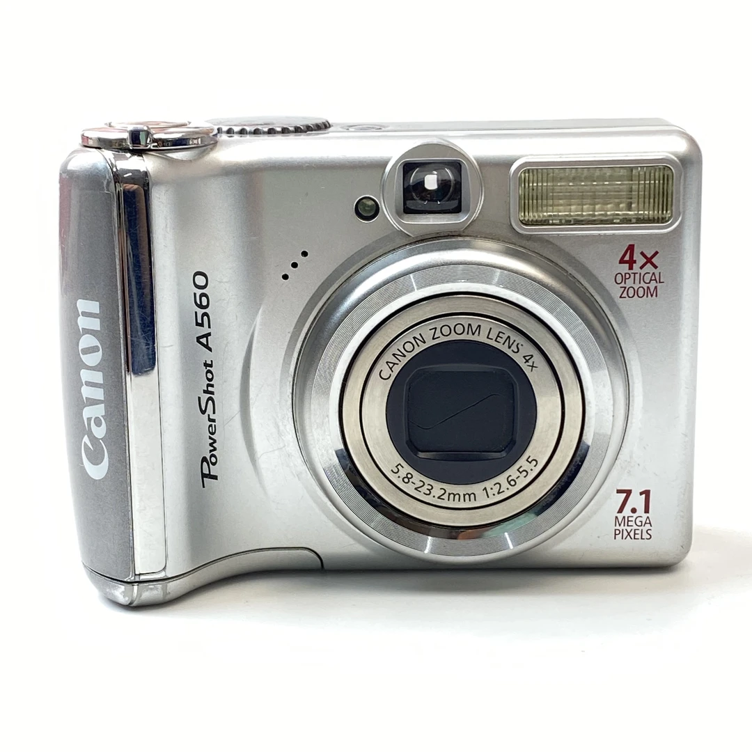95新 Canon/佳能 a560福利款五号电池710w像素4x光变ccd数码相机