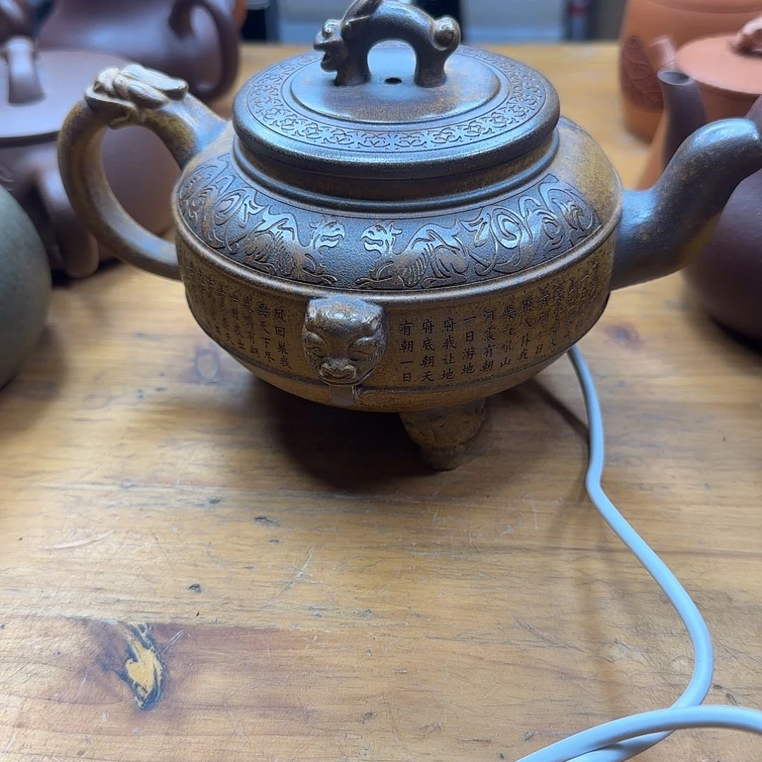 茶壶紫砂民间手艺人全手工制作