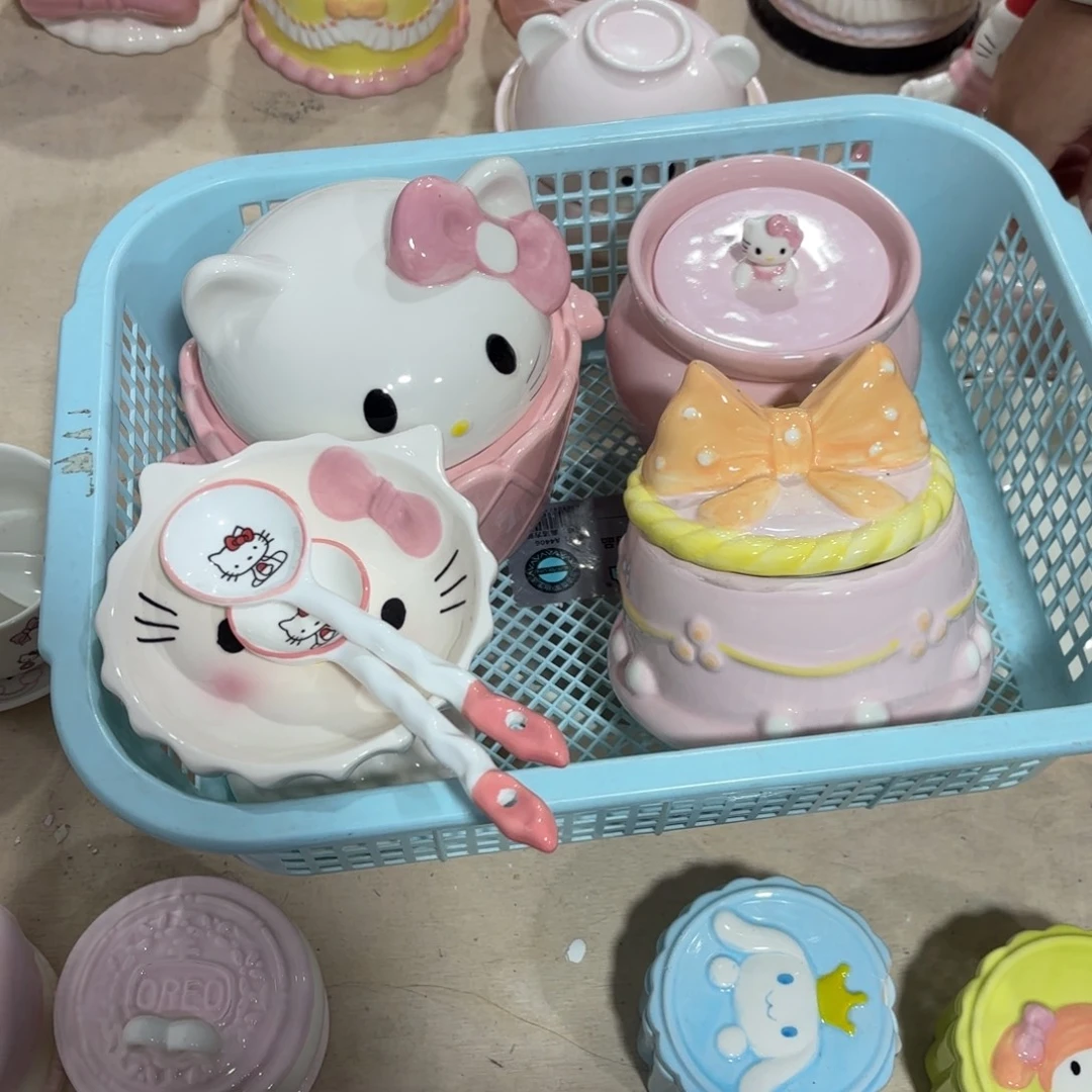 瓷片陶瓷摆件欢迎光临