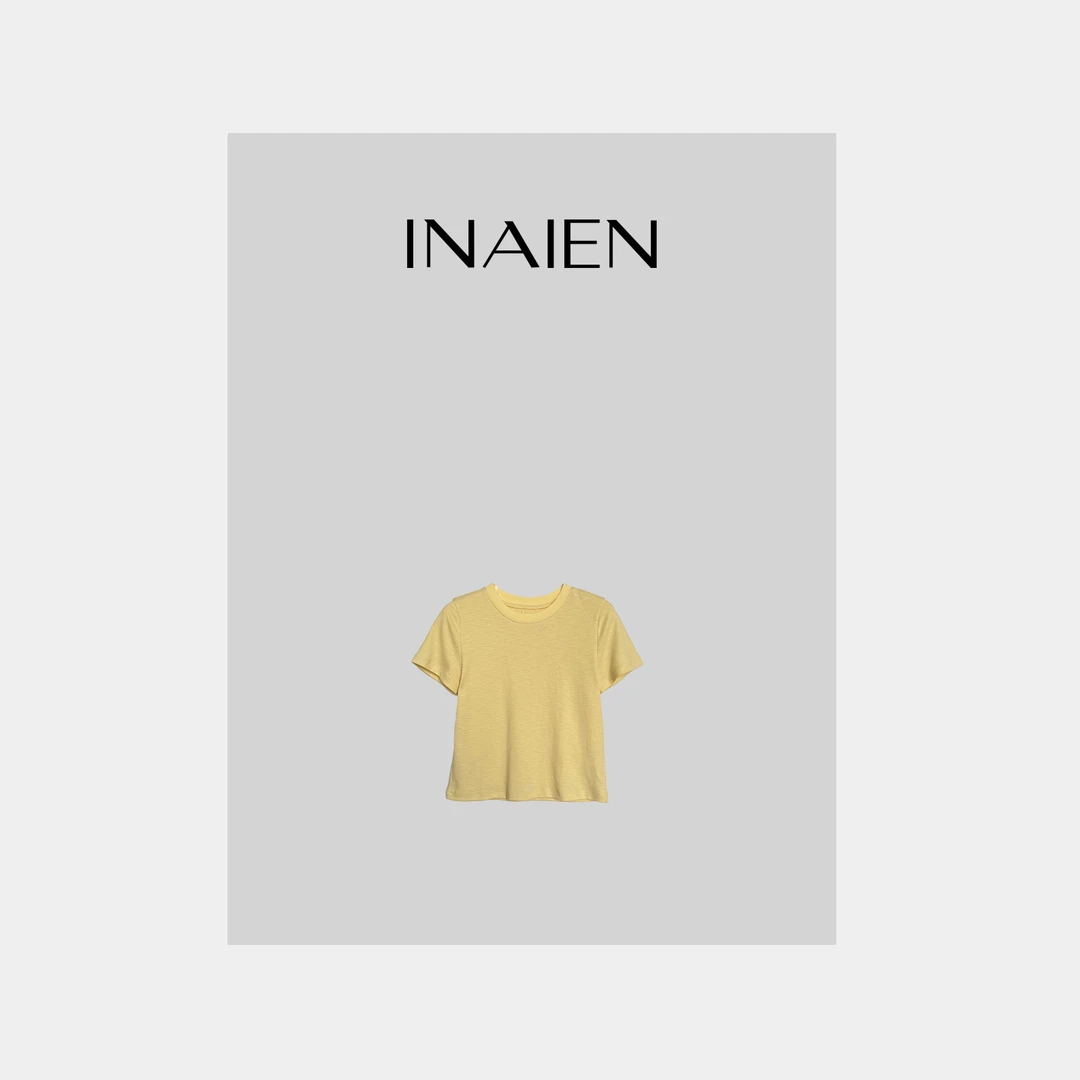 【INAIEN】线上款“万年款”正肩合身短袖 N6581