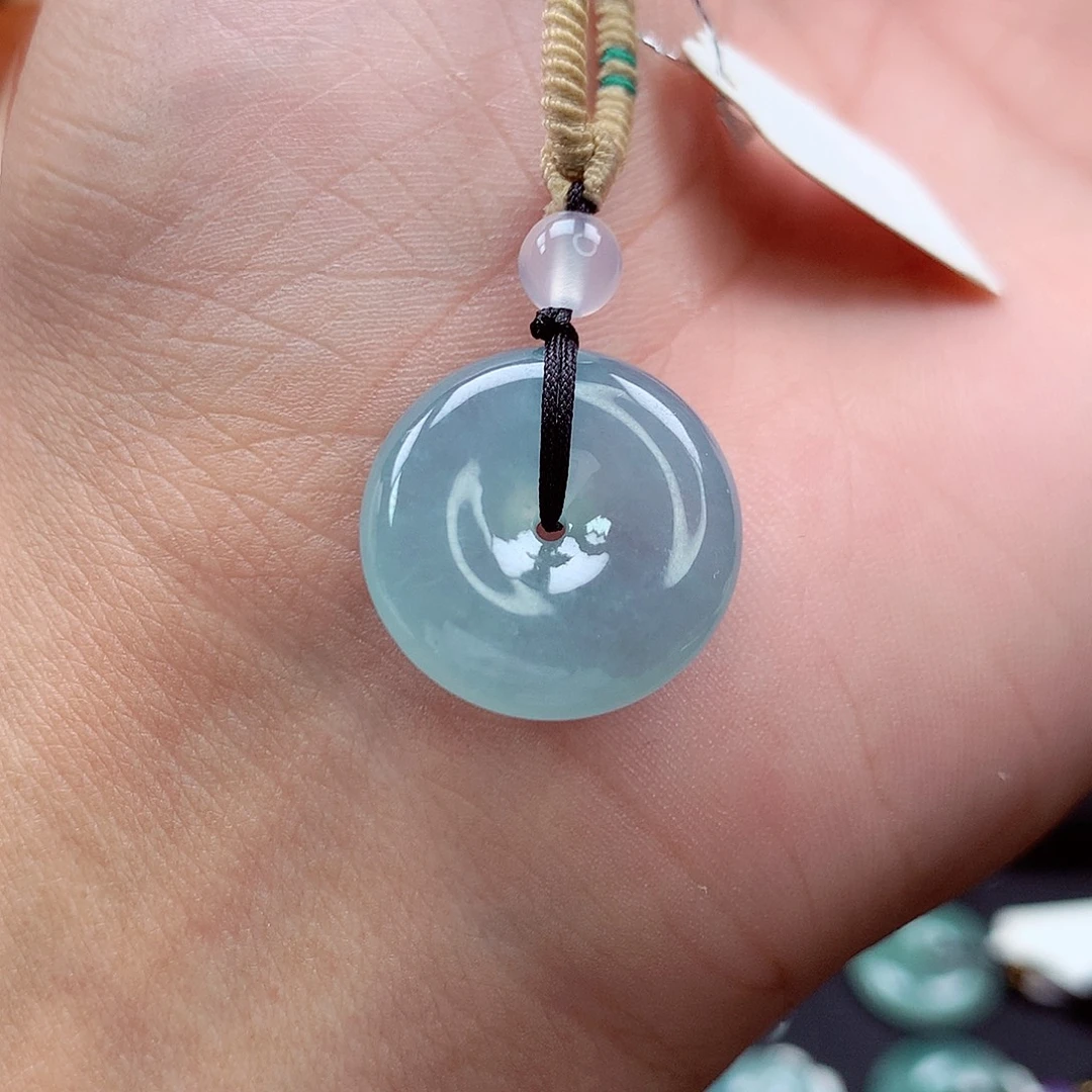 翡翠未镶嵌颈饰19 尺寸19-6.3