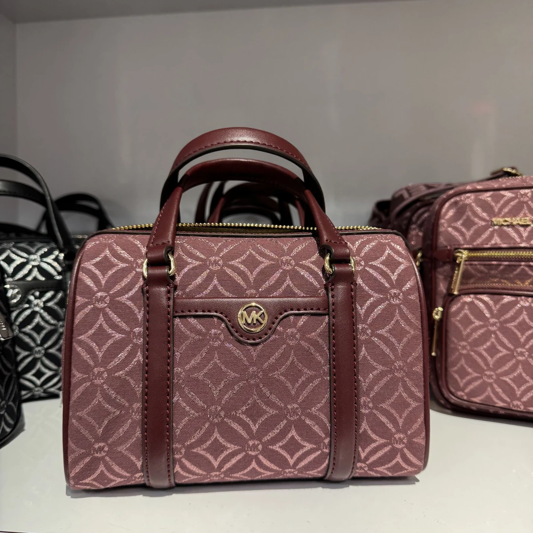 COACH/蔻驰MICHAEL KORS 迈克高仕菱形提花手提斜跨包(20*10*14）