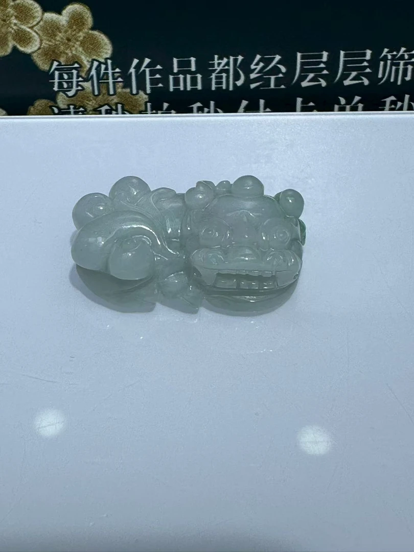 FG天然A货翡翠大貔貅多样性发一