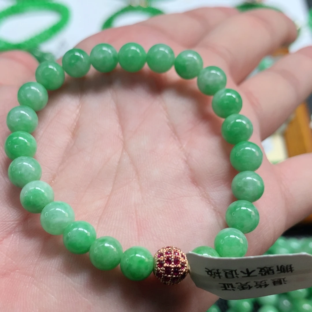 未镶嵌手链翡翠翡翠