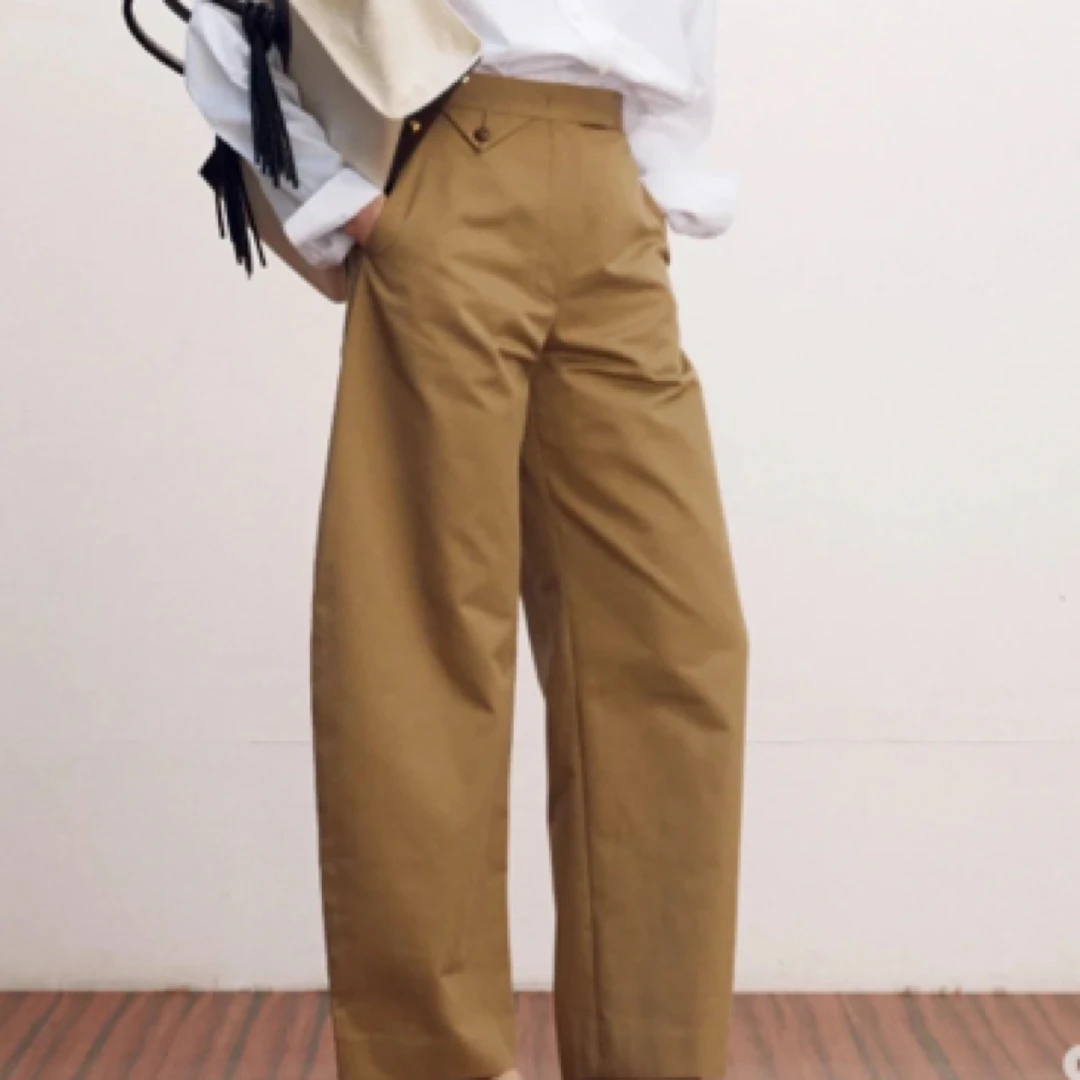 RECTO 设计师品牌 高腰显瘦休闲镰刀裤 25春夏新品 SOLSOL买手店