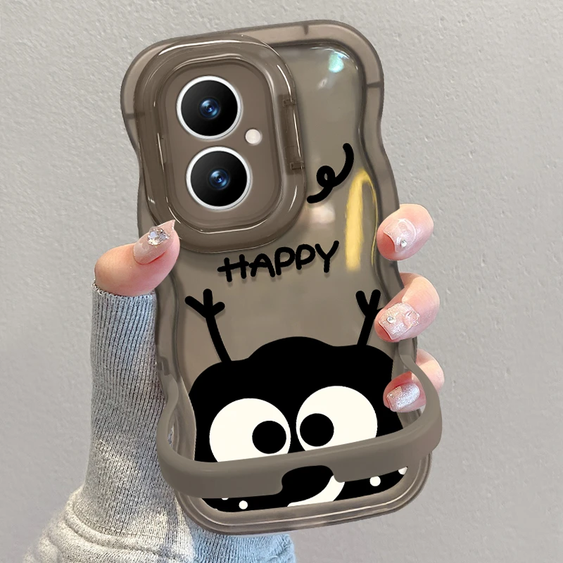 适用于荣耀100板凳双支架小煤球全包防摔创意手机壳