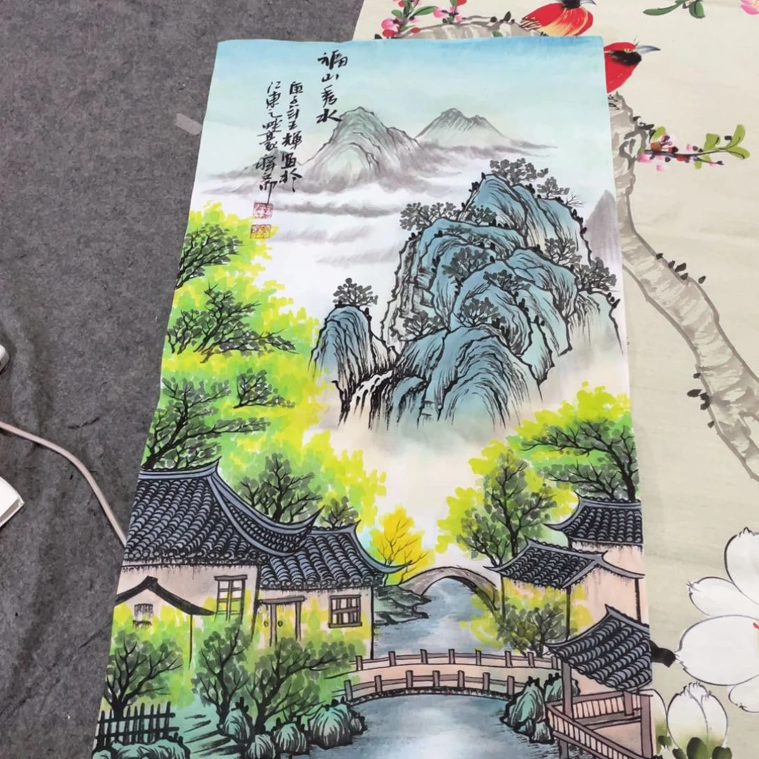 国画国画作品画心一张