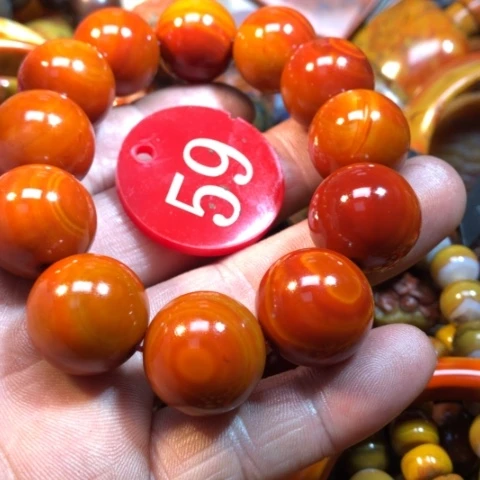 玛瑙/玉髓手链合金丶