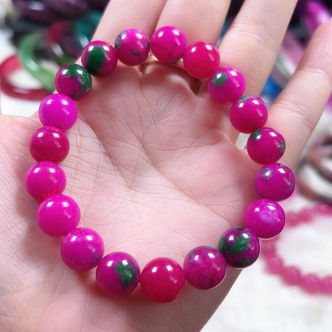 10尺寸花舒粉舒手串