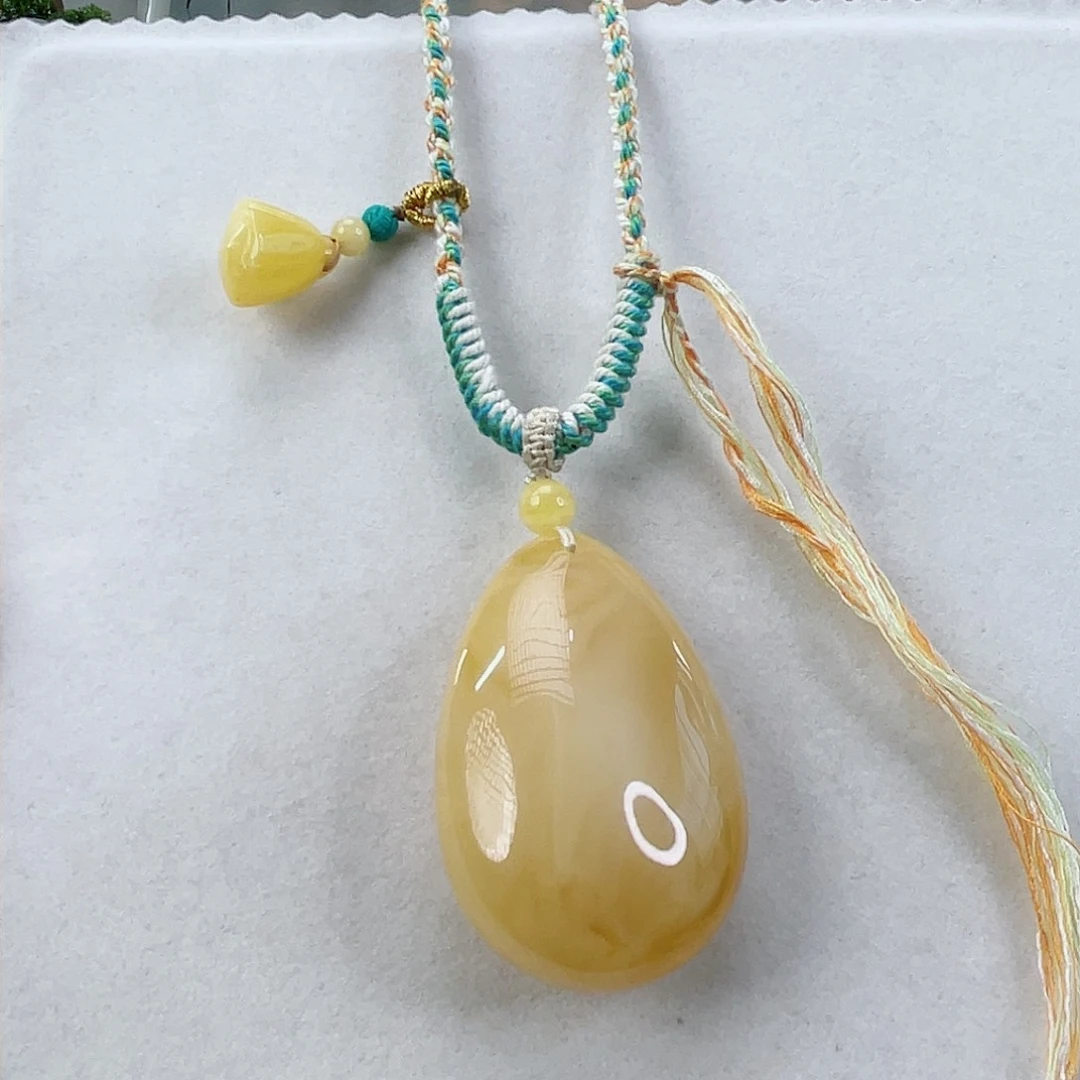蜜蜡颈饰未镶嵌蜜蜡