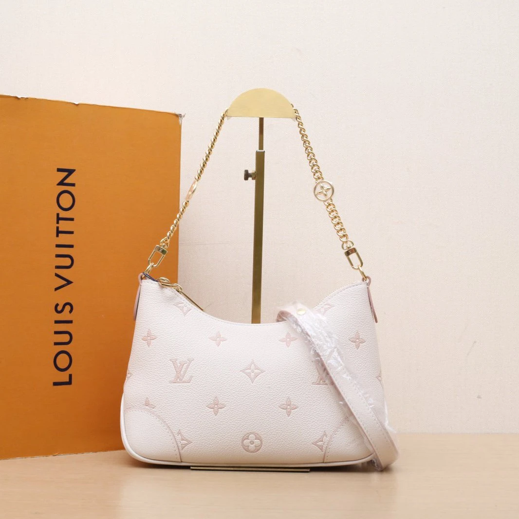 99新 LouisVuitton/路易威登 -230小花柳 米色 BOULOGNE 牛角包