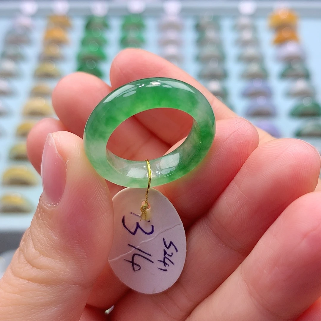 未镶嵌戒指翡翠名****.13圈